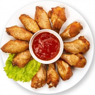 Жареные куриные крылышки